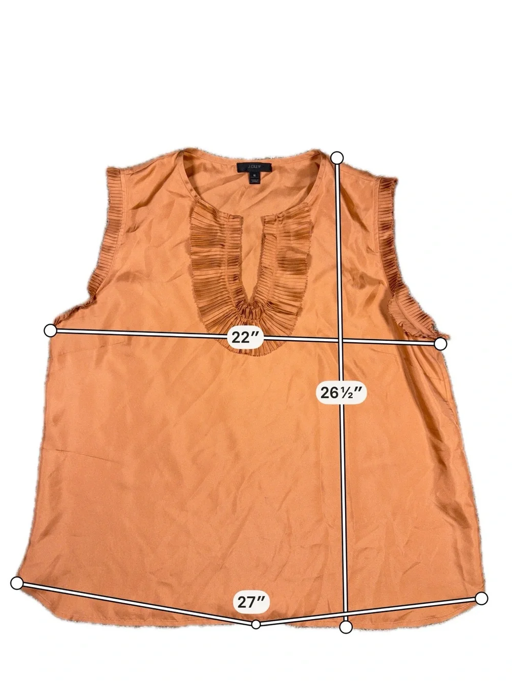 J. Crew 100% Silk Top